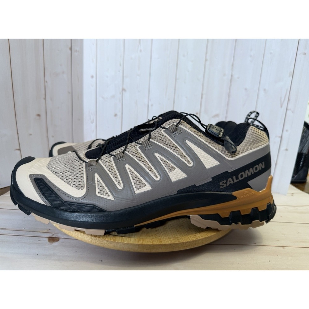 Salomon XA Pro 3D V9 Trail Natural Black/ Sugar Almond 472720 Men size 13 New